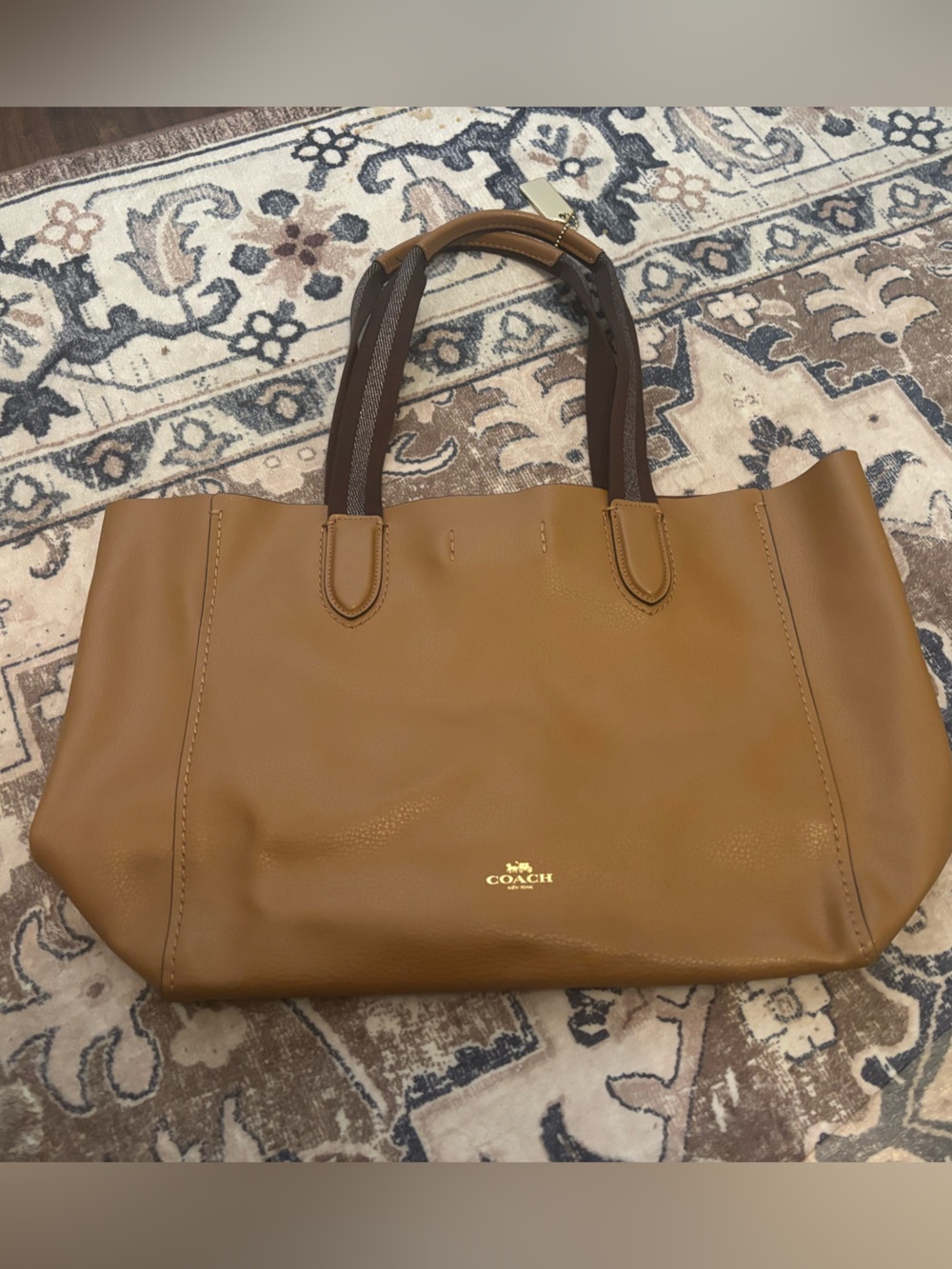 Coach Derby tote tan leather - Picture 6 of 6